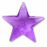 STRASS U8815 28mm Blue Violet Star Pack of 4